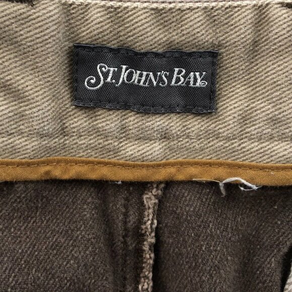 Two St. Johns Bay Men's Pants 42x32 Measured 39x30 Straight Leg - Picture 2 of 16